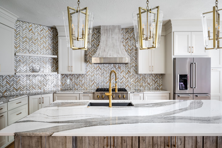 Elegance abounds in this stunning kitchen remodel